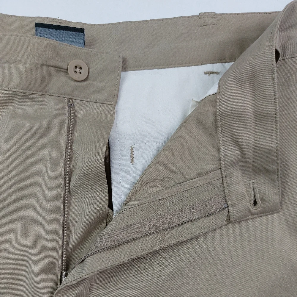 Nike Golf Dri Fit Pants Mens Size 36x32 Khaki Tan Casual Stretch 472532-235
